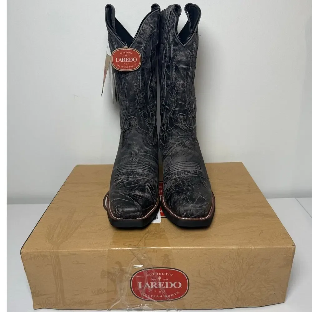 Laredo Mens Western Jessco Leather Boot Mens Size 9, NIB